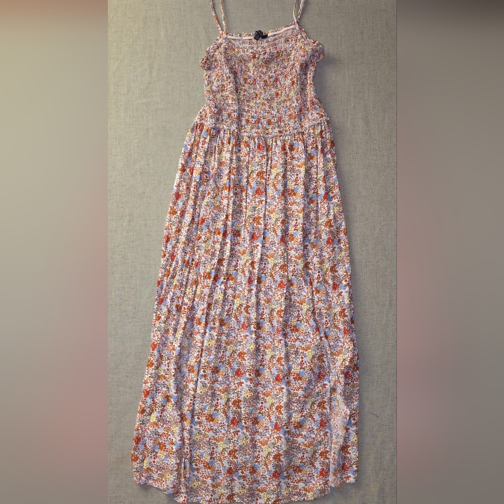 Womens Floral Maxi Tank Dress